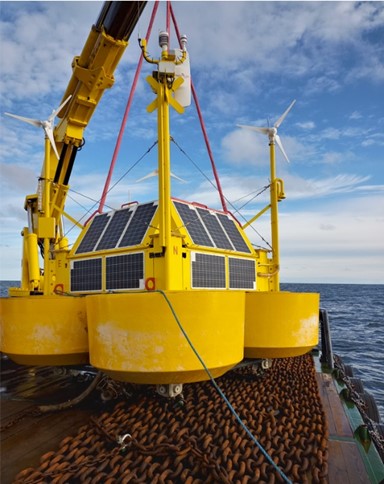 Blue Gem Wind deploy floating lidar at Valorous and share wave data with local surfers