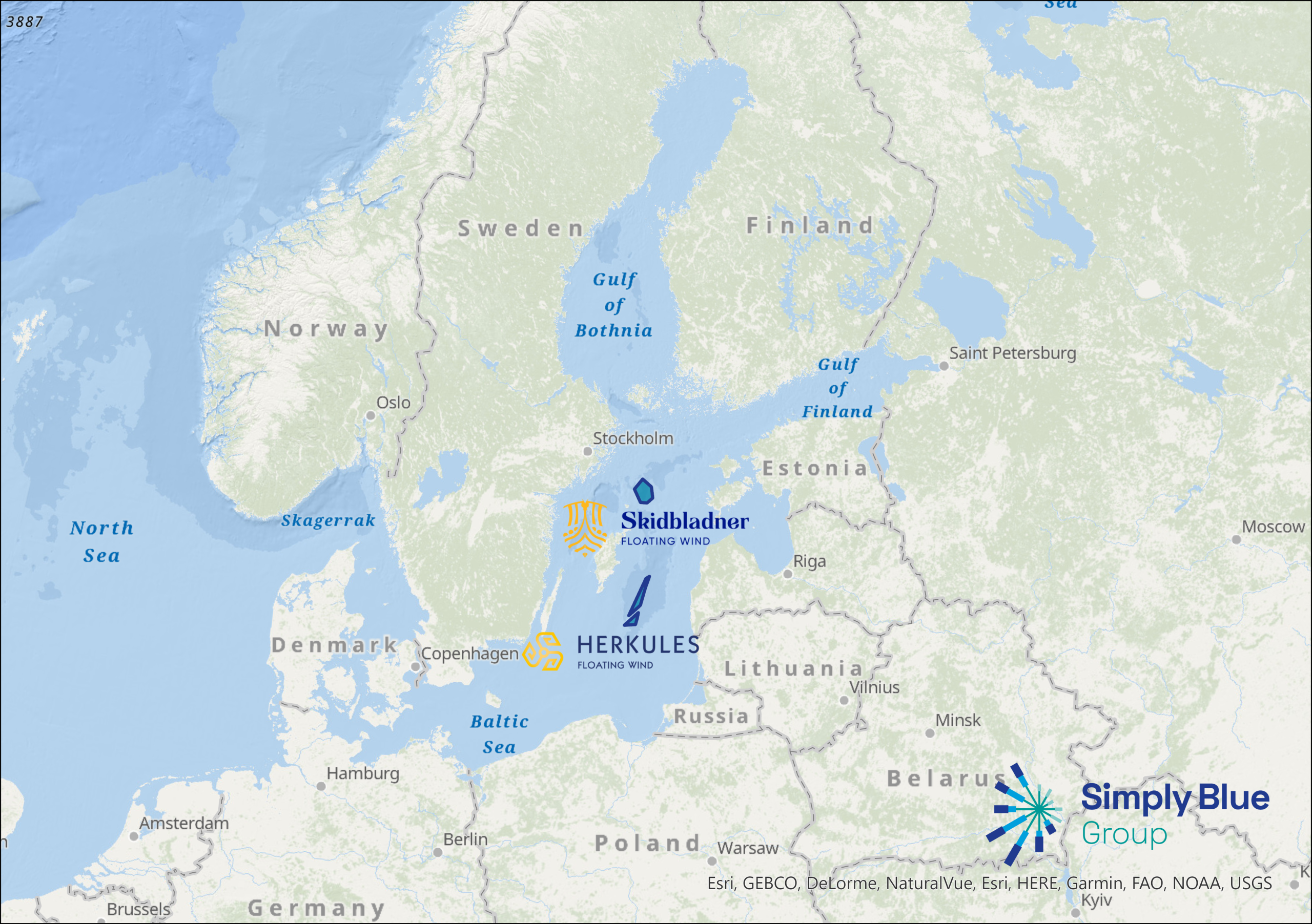 Simply Blue Group Unveils Multi GigaWatt (GW) of Offshore Floating Wind Projects in Sweden